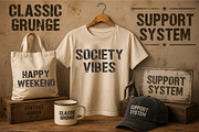 Dusty Stencil, a Slab Serif Font by Limited.studio (Thumbnail 2 of 7)