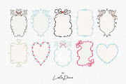 Love Lace Frames - Hand Drawn Set, an Object Graphic by Leila Divine (Thumbnail 10 of 12)