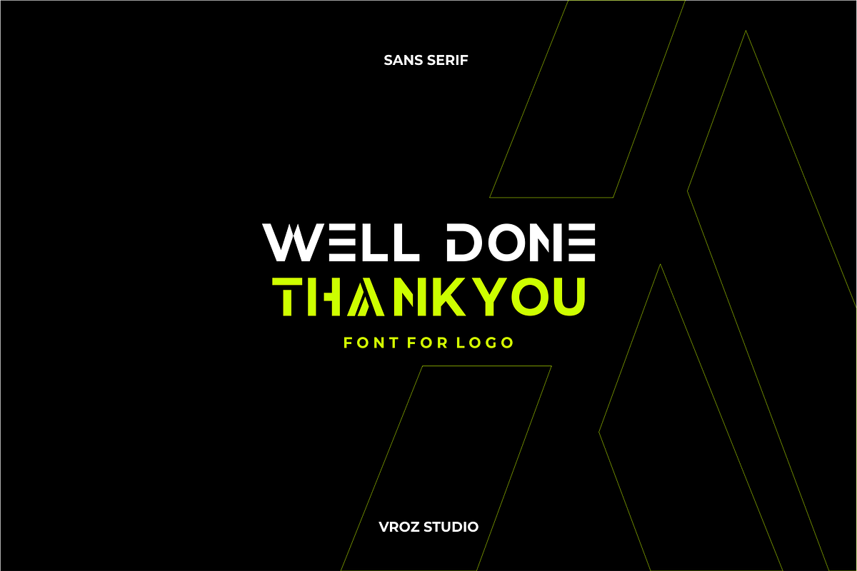 REBECA Logo Font | Logo & Branding, a Sans Serif Font by Vroz Studio (Photo 8 of 8)