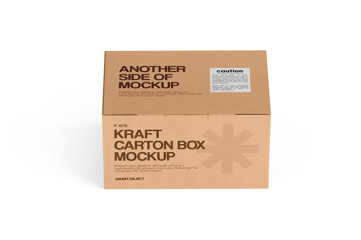 Carton Box Mockup, a Packaging Mockup by Ram Studio LLC (Photo 9 of 16)