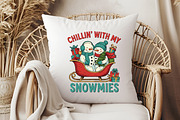 Vintage Christmas PNG, Snowman, a Graphic by Libby Wishes (Thumbnail 6 of 6)
