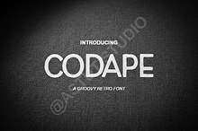 Codape | Luxury Display Serif Font