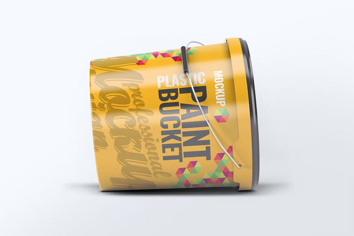 Paint Bucket Mockup, an Advertising Mockup by Hubzway (Photo 4 of 7)