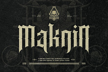 Maknin | Dark and Gothic Blackletter