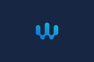 monogram letter w logo design, a Templates & Theme by boriman05