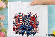 Coquette Floral 4th of July Png, USA, an Illustration by DreamCafeArt (Thumbnail 5 of 5)