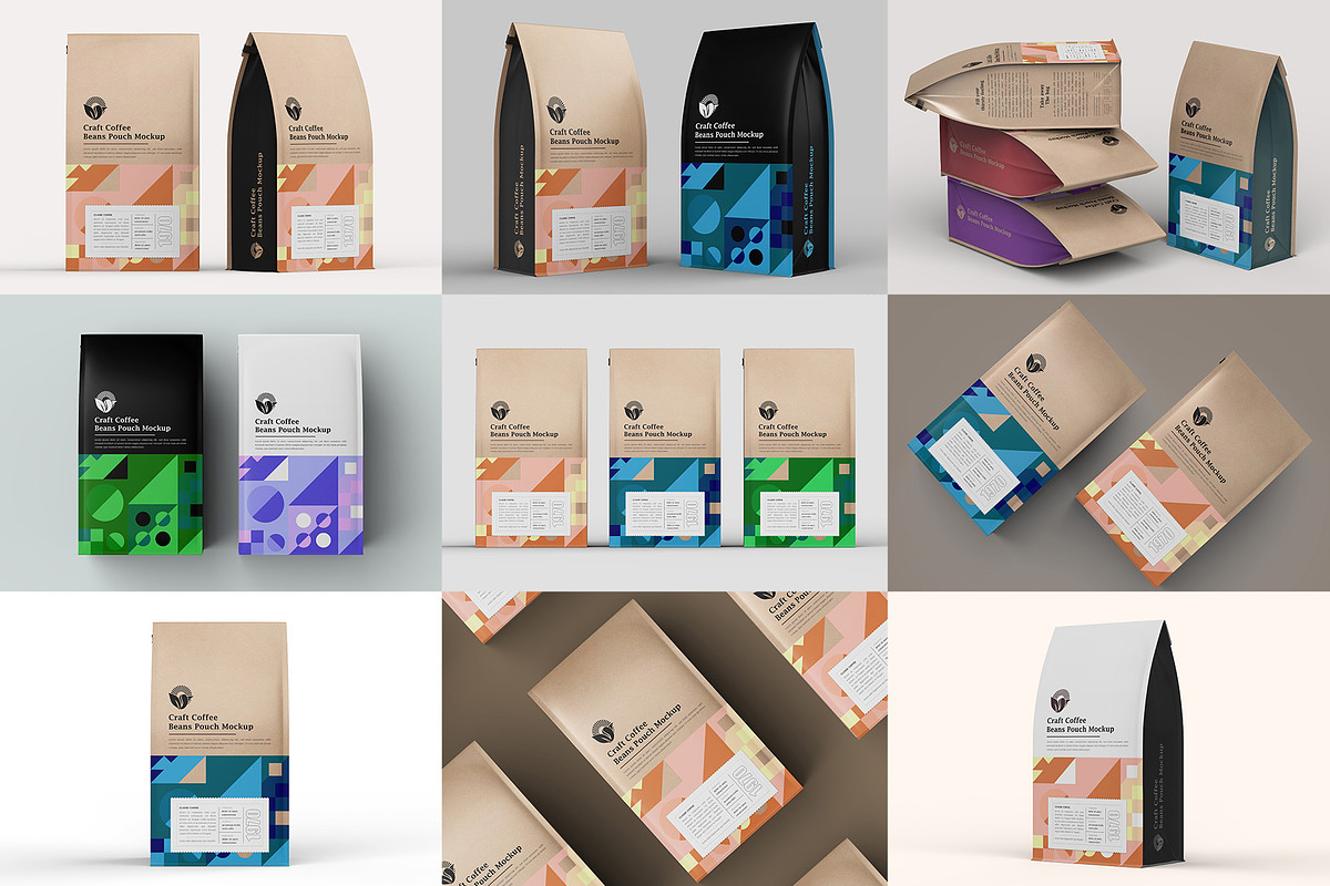 Food or Coffee Pouch Bag Mockup, a Cups & Container Mockup by Ram Studio LLC (Photo 22 of 23)