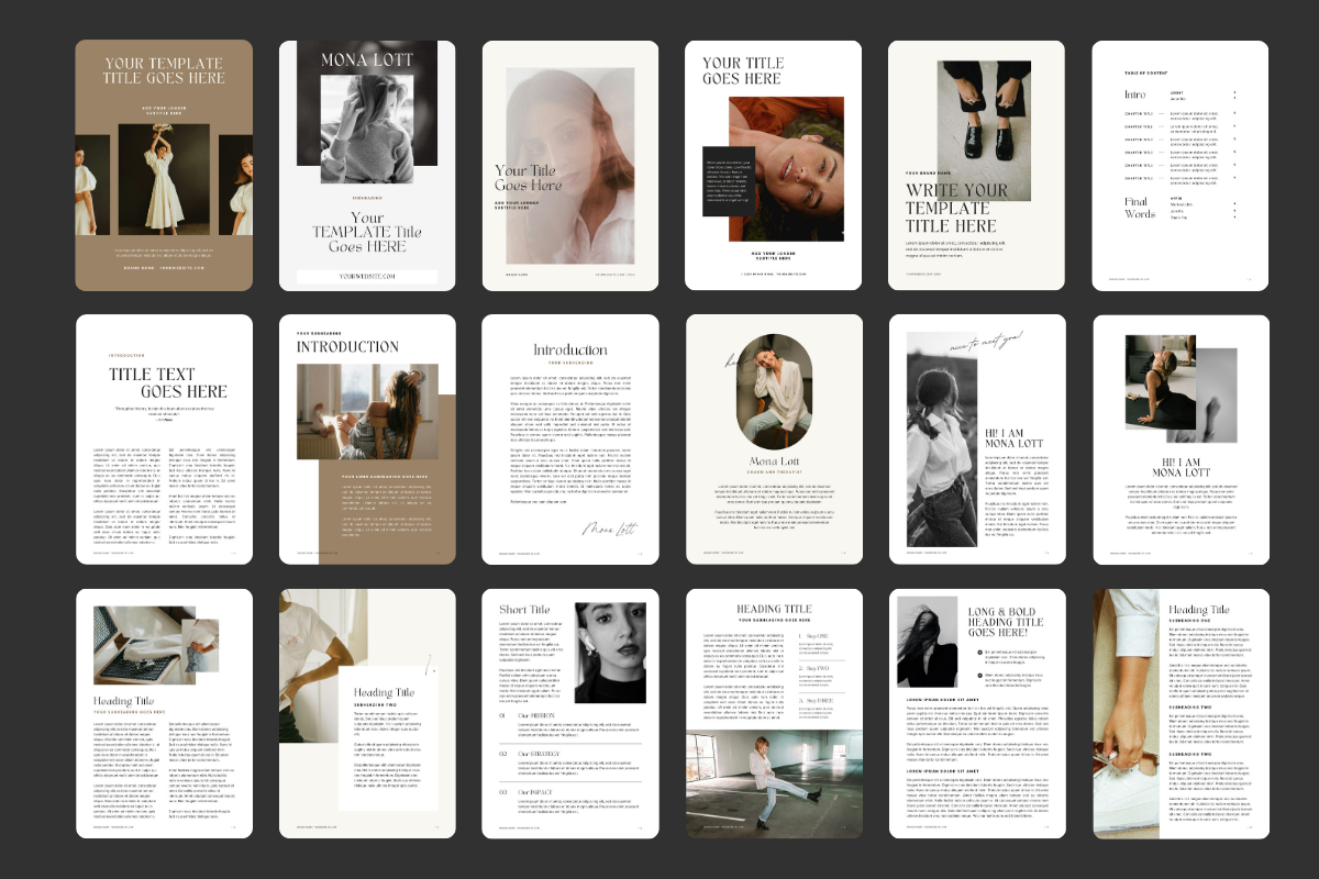 Canva Ebook / Workbook / Lead Magnet, a Marketing Template by Evelina Lesniewska Design (Photo 5 of 8)