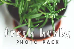 Fresh Herbs Photo Pack