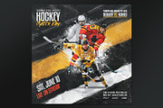 3 Hockey Flyer Bundle Vol 1, a Flyer Template by Tarommir (Thumbnail 2 of 7)