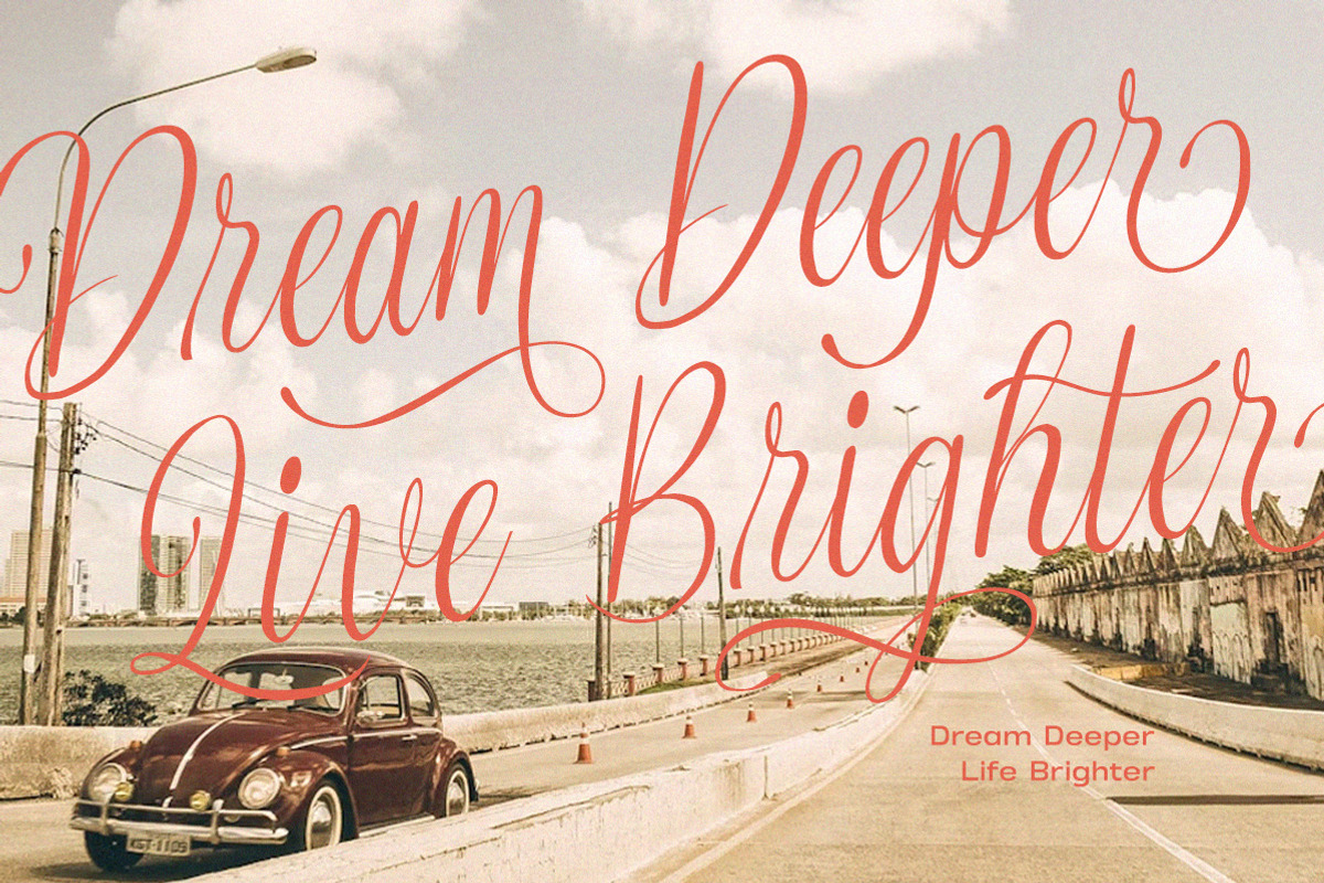 Melorine, a Script Font by Typeskets (Photo 10 of 10)