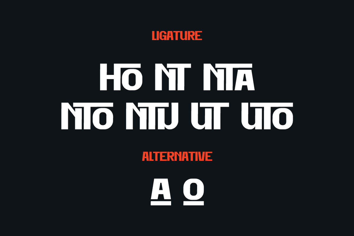 Grontiko - Condensed Font, a Sans Serif Font by Iqsiart Studio (Photo 6 of 7)