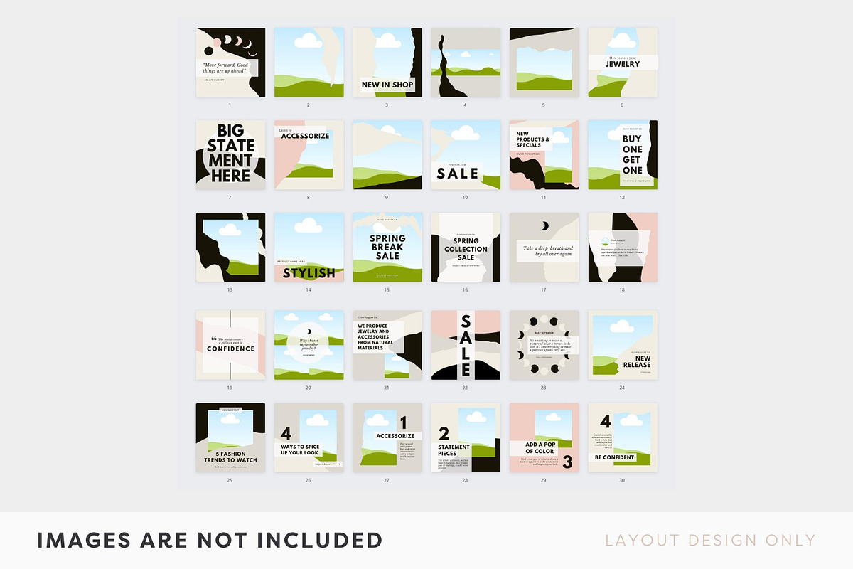 Instagram Templates for Canva, a Social Media Template by ILLONA GRAPHICS (Photo 11 of 12)