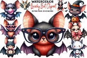 Quirky Bat Clipart, an Illustration by DreamArtGraphic (Thumbnail 1 of 5)