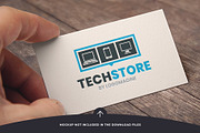 Tech Store Logo Template, a Branding & Logo Template by LOGOMAGINE (Thumbnail 2 of 13)