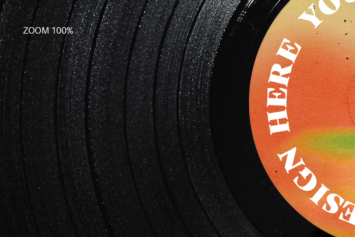 Retro music packaging mockup, a Packaging Mockup by MixedArt (Photo 5 of 8)
