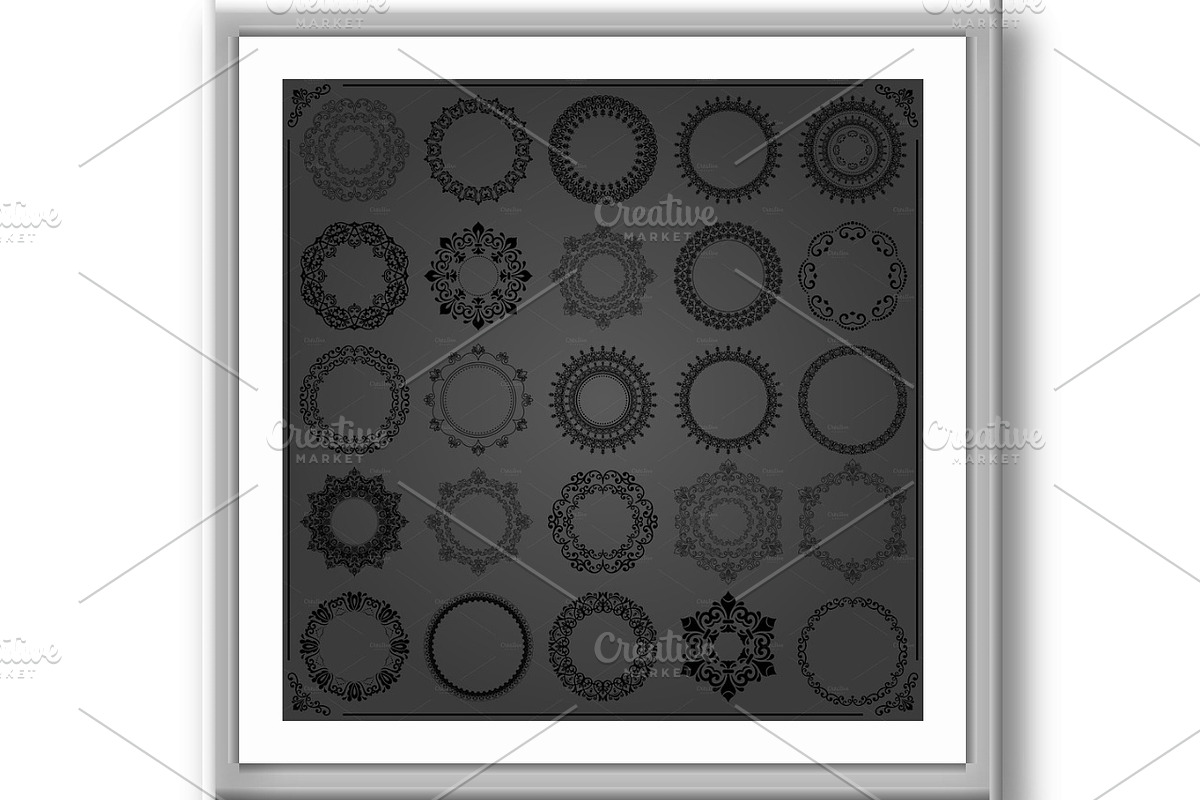 Set of Round Patterns, an Illustration by FineArtStudio (Photo 2 of 2)