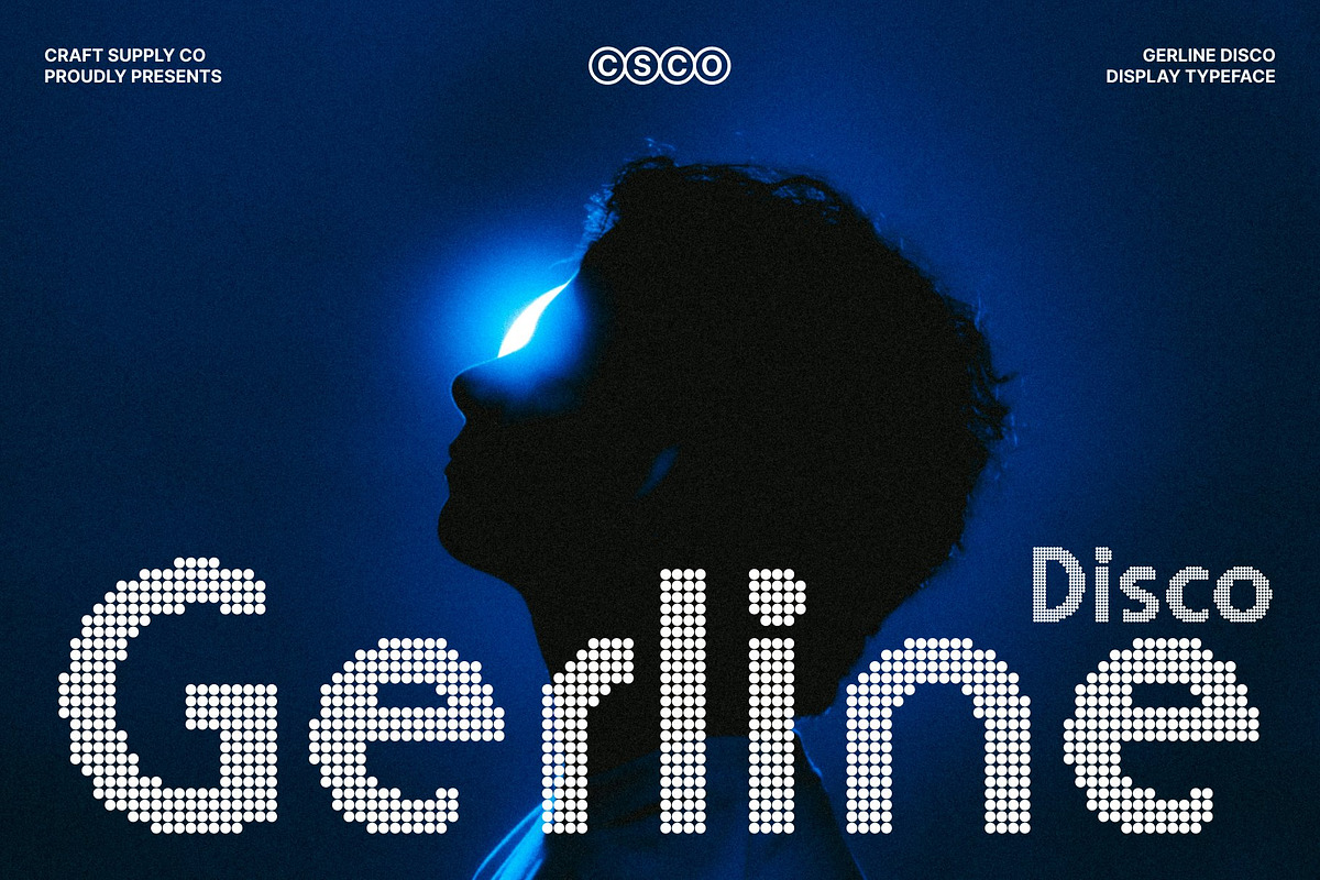 Gerline Disco, a Sans Serif Font by Craft Supply Co. (Photo 1 of 8)