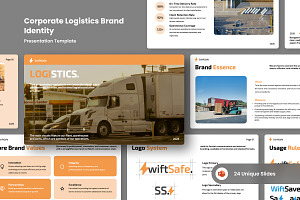 Corporate Logistics PowerPoint, a Presentation Template by twinstd