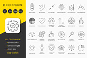 Versatile Lamp Packaging Icons, an Outline Icon by Grand Design (Thumbnail 2 of 3)