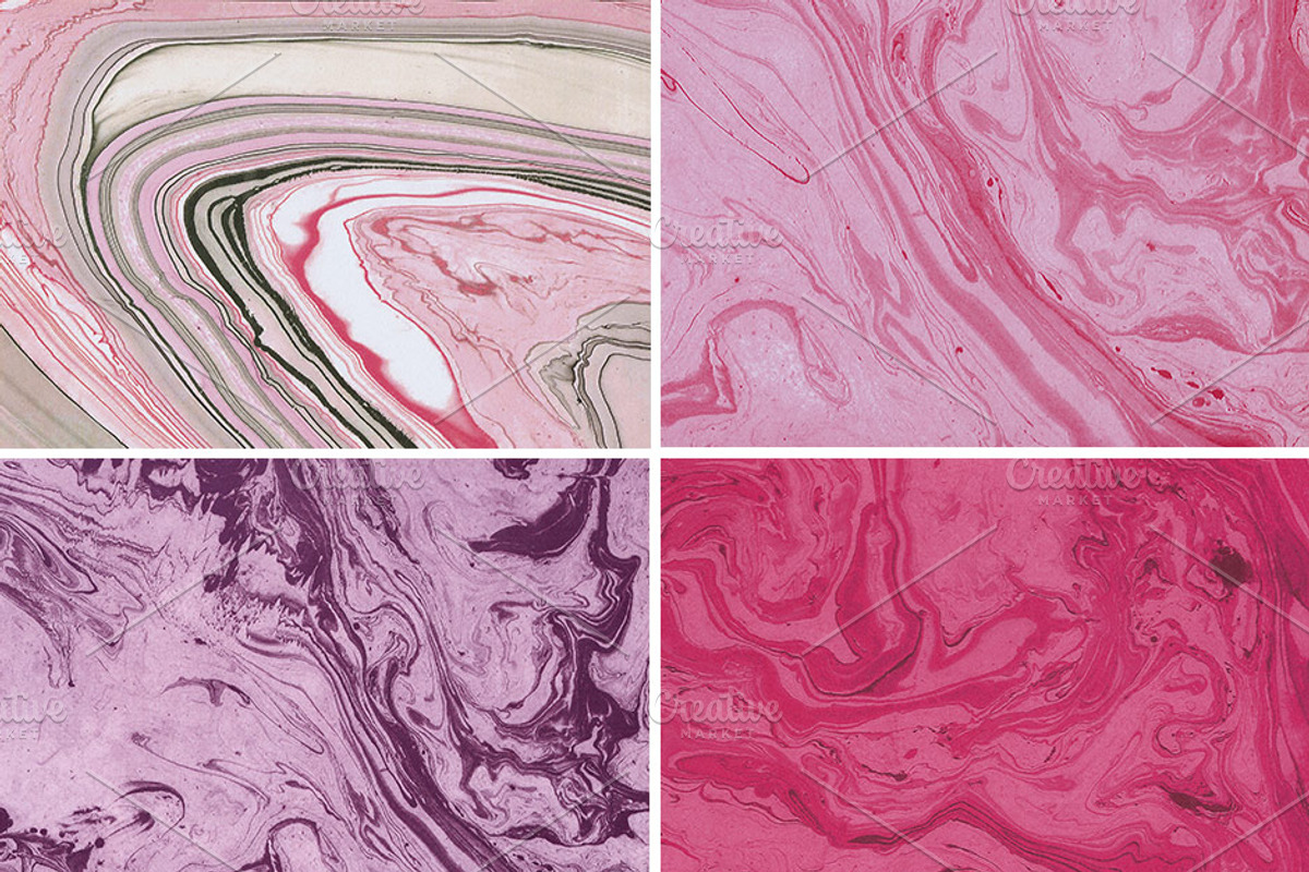 Pastel Marble Textures, a Texture Graphic by Blue Line Design (Photo 3 of 12)