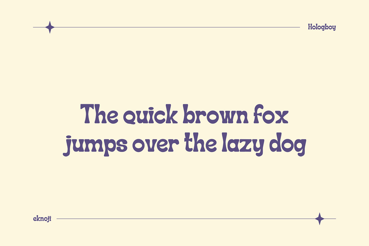 Hologboy, a Serif Font by eknojistudio (Photo 4 of 9)