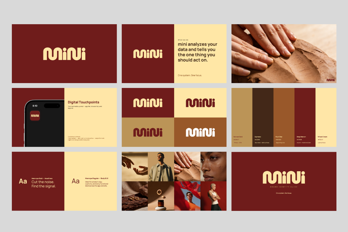 Mini - Brand Guidelines Presentation, a Presentation Template by Hammad Arif (Photo 3 of 3)