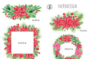 Christmas Red Poinsettia PNG, an Illustration by svetodesign (Thumbnail 2 of 5)