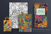 Wild Nature Vector Set, a Pattern Graphic by Molly art (Thumbnail 3 of 9)