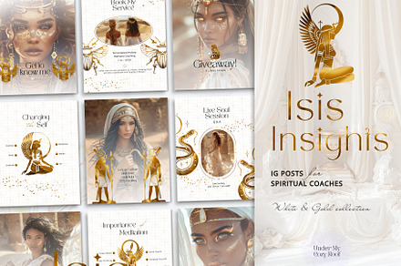 Instagram Post Template | Egyptian, a Social Media Template by Under My Cozy Roof