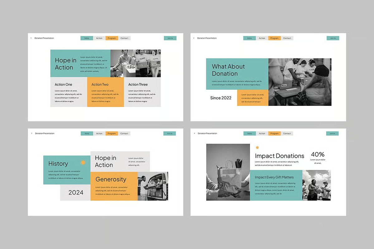 Donation CSR Campaign Keynote preview 2