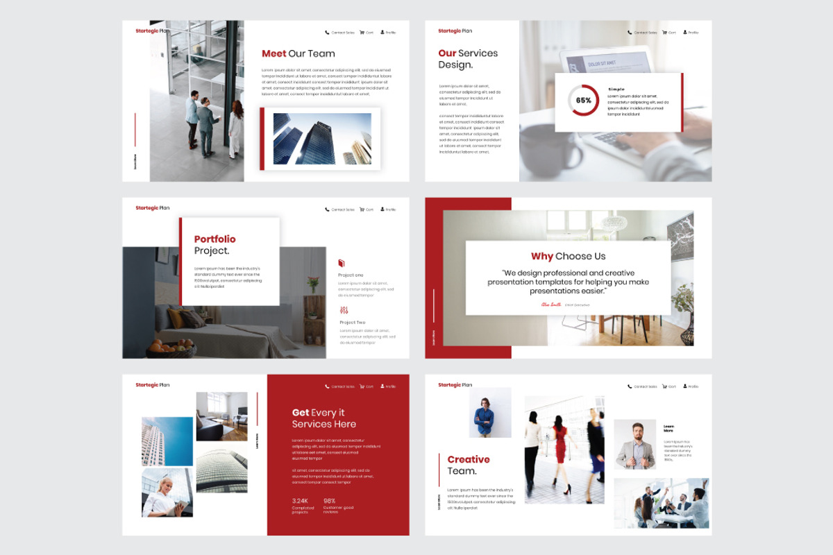 STRATEGIC PLAN - Powerpoint Template, a Presentation Template by Shafura (Photo 4 of 6)