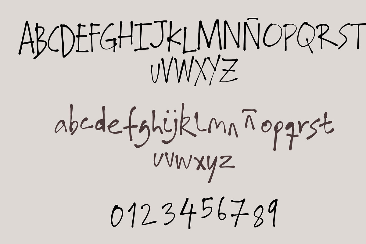 Patchwork, a Handwritten Font by Headquarters (Photo 2 of 2)