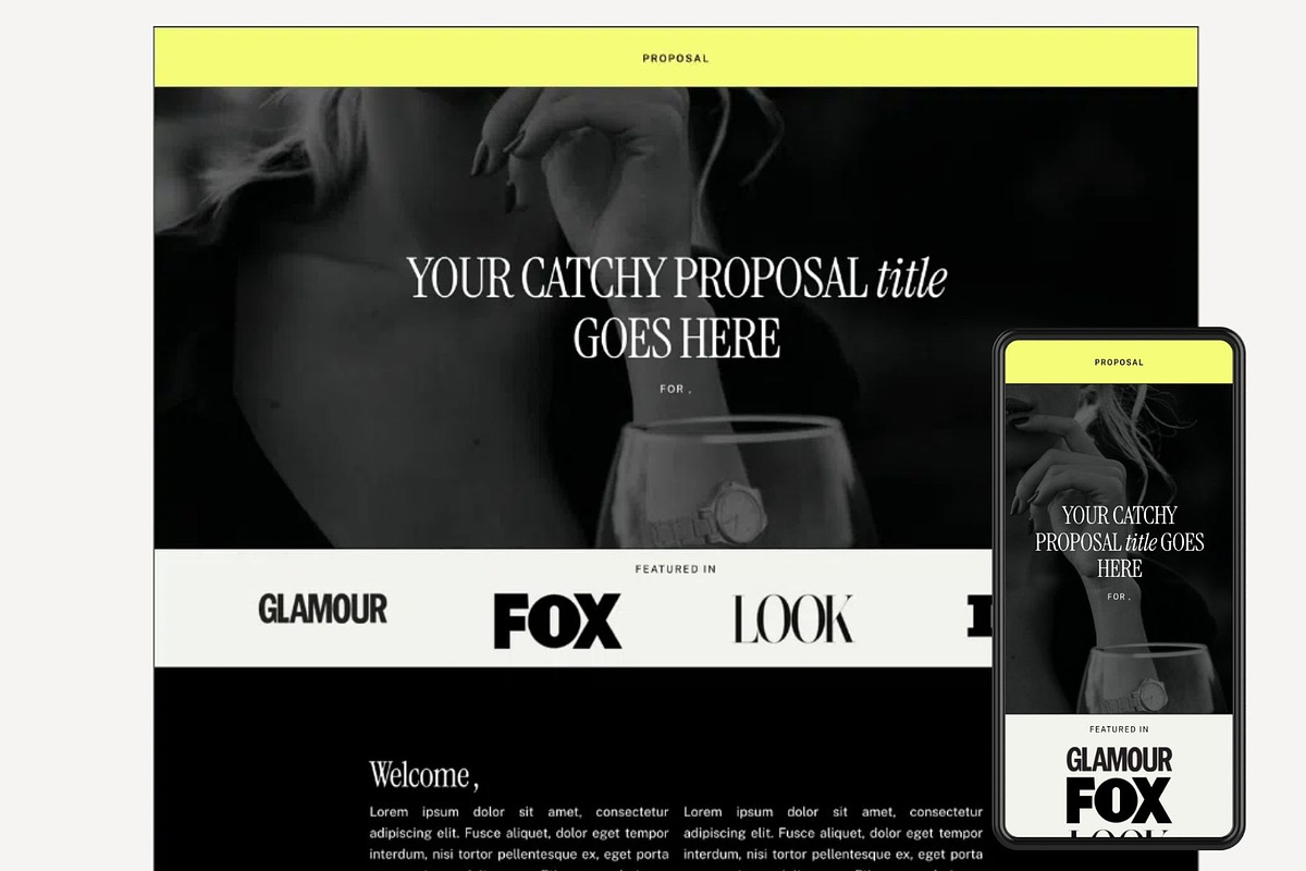 Dubsado Proposal Template | Lola, an App Template by Sarah Worboyes Designs (Photo 1 of 6)