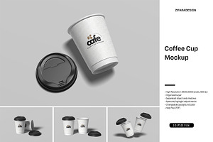 Coffee Cup Mockup, a Cups & Container Mockup by ZifaraDesign