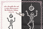 Halloween Party Clipart, Spooky, a Seasonal Illustration by The October Creative (Thumbnail 2 of 6)