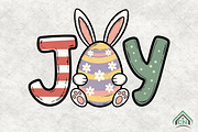 JOY Easter Bunny Egg Png, an Illustration by Craft Nest (Thumbnail 1 of 4)