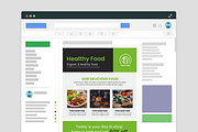 Food Email Marketing Canva Template, a Templates & Theme by Waliullah Solutions (Thumbnail 3 of 7)