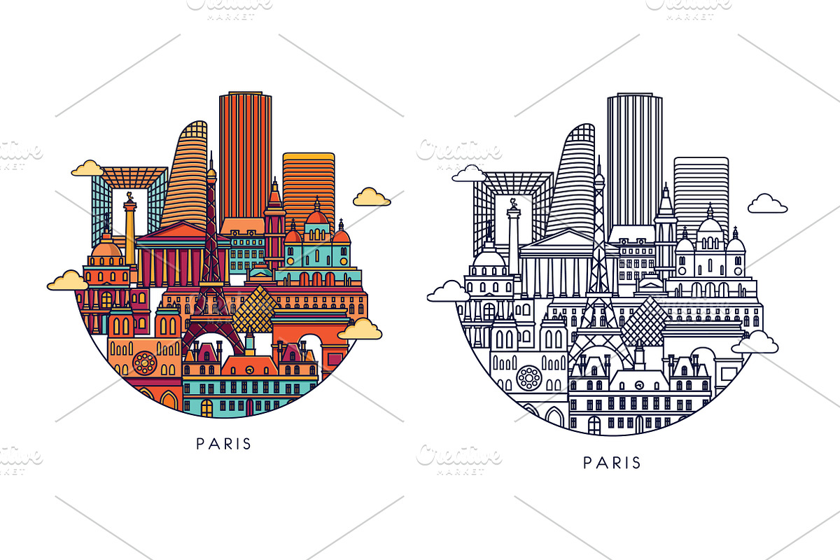Europ famous cities, an Illustration by LisaKolbasa (Photo 6 of 9)