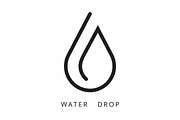 Water Drop Logo. Vector Template, a Branding & Logo Template by Magda (Thumbnail 3 of 4)