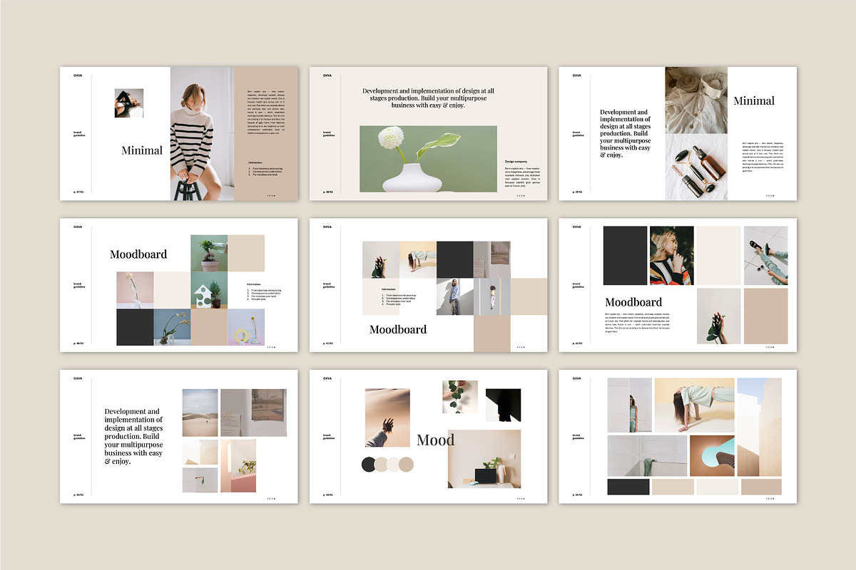 Oxva Brand Guidelines Google Slides, a Presentation Template by Fortyone (Photo 7 of 9)