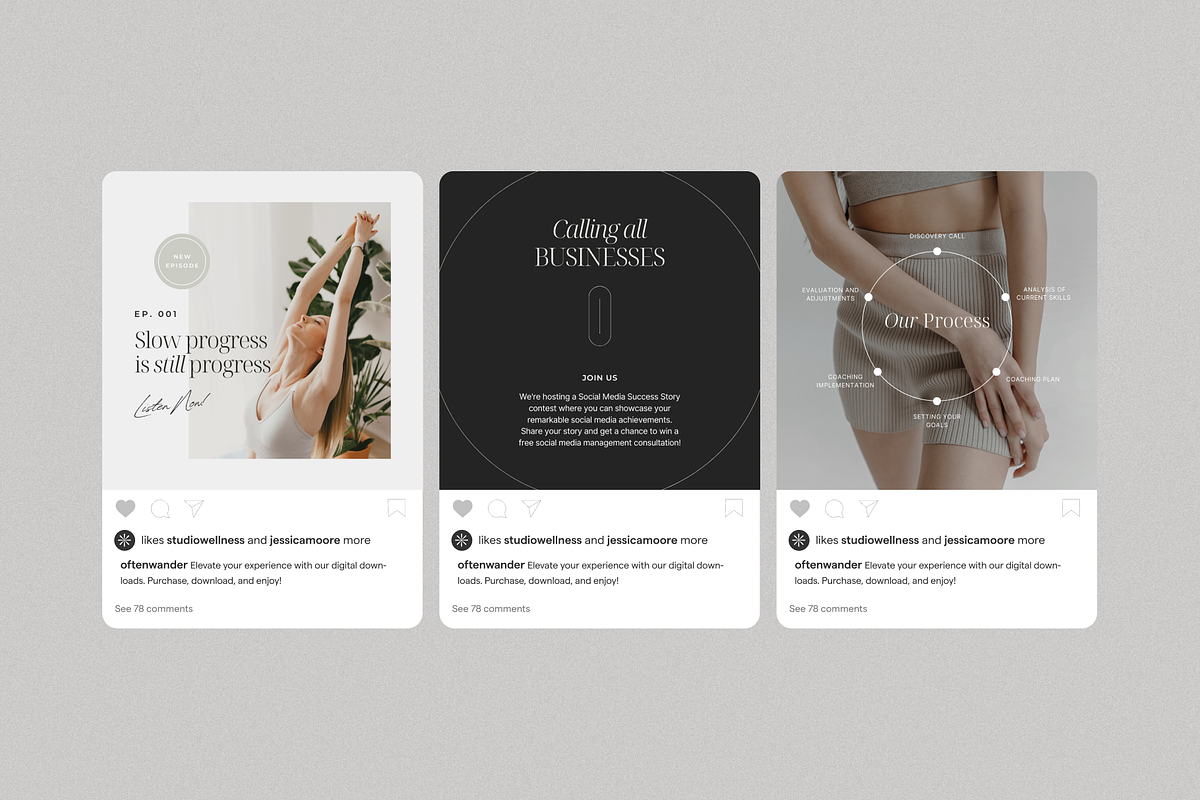 Aesthetic Social Templates • Canva, a Social Media Template by BrytnStudio (Photo 5 of 7)