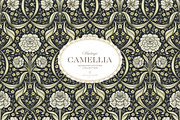 Arts & Crafts Floral Patterns Black, a Pattern Graphic by Eclectic Anthology (Thumbnail 1 of 10)