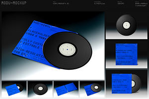 Vinyl Record Mockup Kit V.01