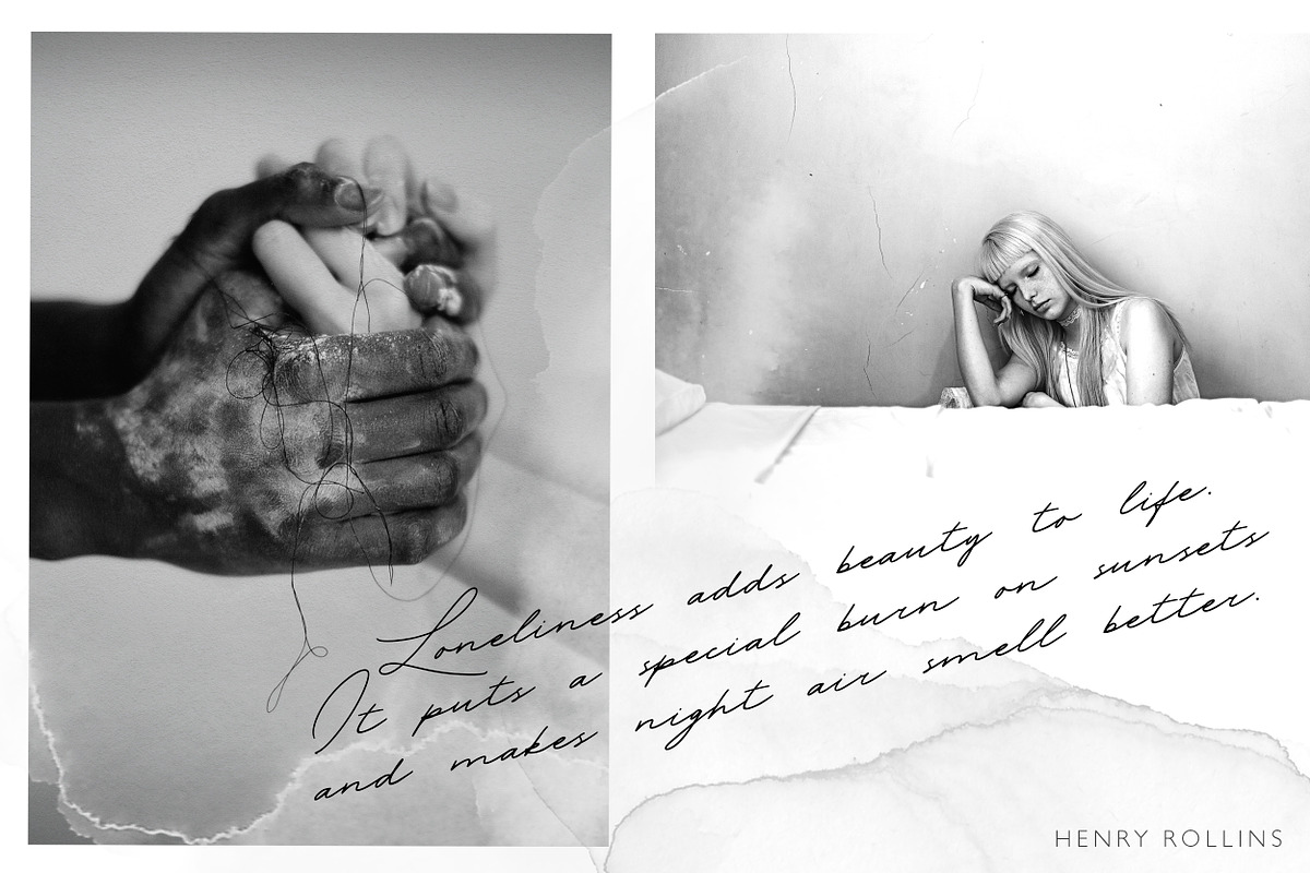 Melancholy handwritten font preview 6