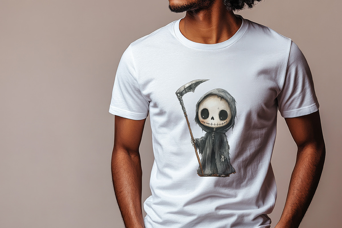 Watercolor Grim Reaper Collection, an Object Graphic by DesignBTF (Photo 5 of 5)