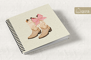 Coquette Cowgirl Boots 4th of July, a Decorative Illustration by creationsbyapuruh (Thumbnail 5 of 7)