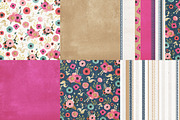 Digital Papers - Florals at Midnight, a Pattern Graphic by Create The Cut (Thumbnail 4 of 4)