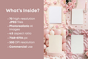 Girl Birthday Card Mockup, a Background Photo by Selenique Studio (Thumbnail 2 of 9)