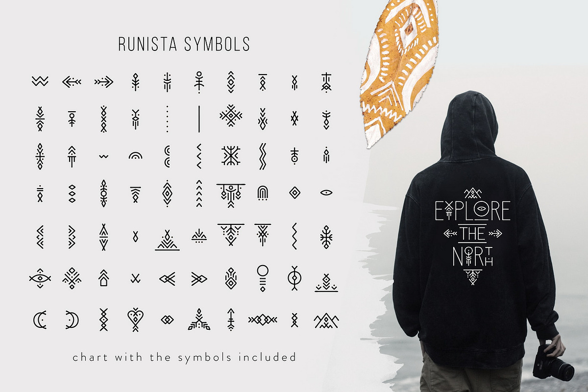 Runista - Thin Line Geometric Font, a Symbol Font by Struvictory.art (Photo 9 of 10)